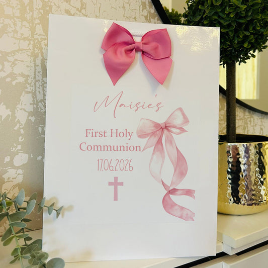 First Holy Communion Gift Bag Personalised with Name
