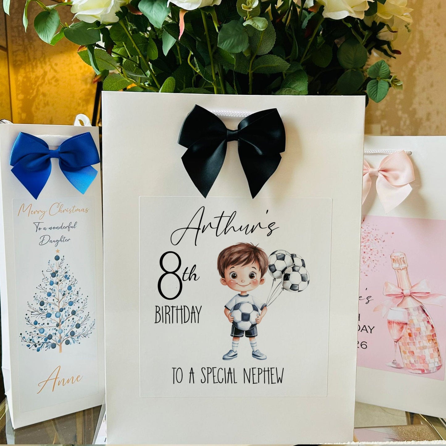 Children's Gift Bag Personalised with Name & Age