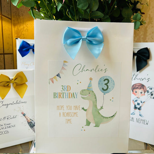 Children's Gift Bag Personalised with Name & Age