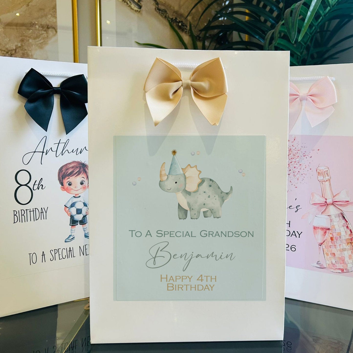 Children's Gift Bag Personalised with Name & Age