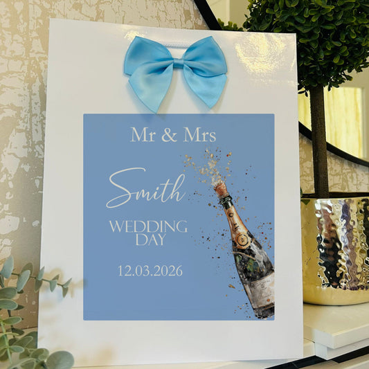 Wedding Gift Bag Personalised with Names