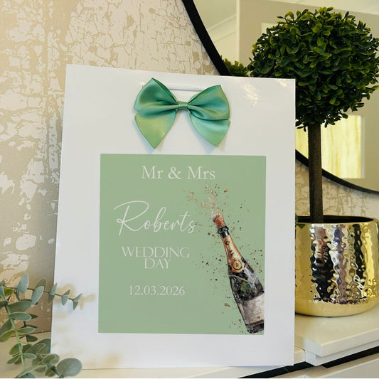 Wedding Gift Bag Personalised with Names