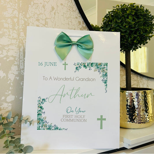 First Holy Communion Gift Bag Personalised with Name