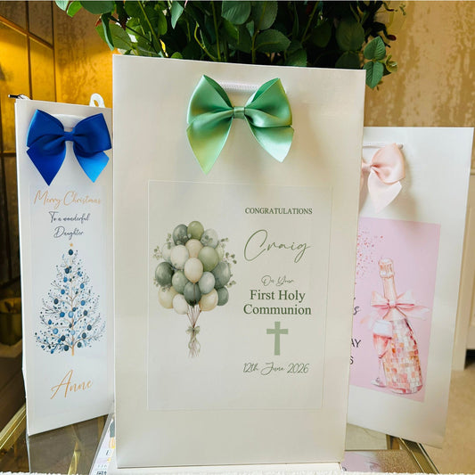First Holy Communion Gift Bag Personalised with Name