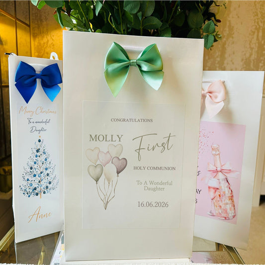 First Holy Communion Gift Bag Personalised with Name