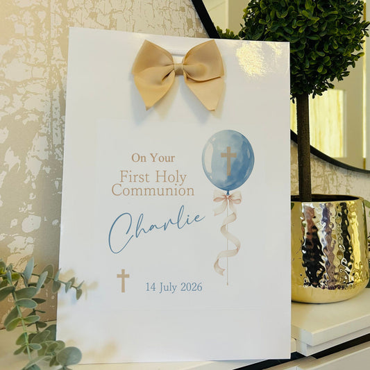 First Holy Communion Gift Bag Personalised with Name
