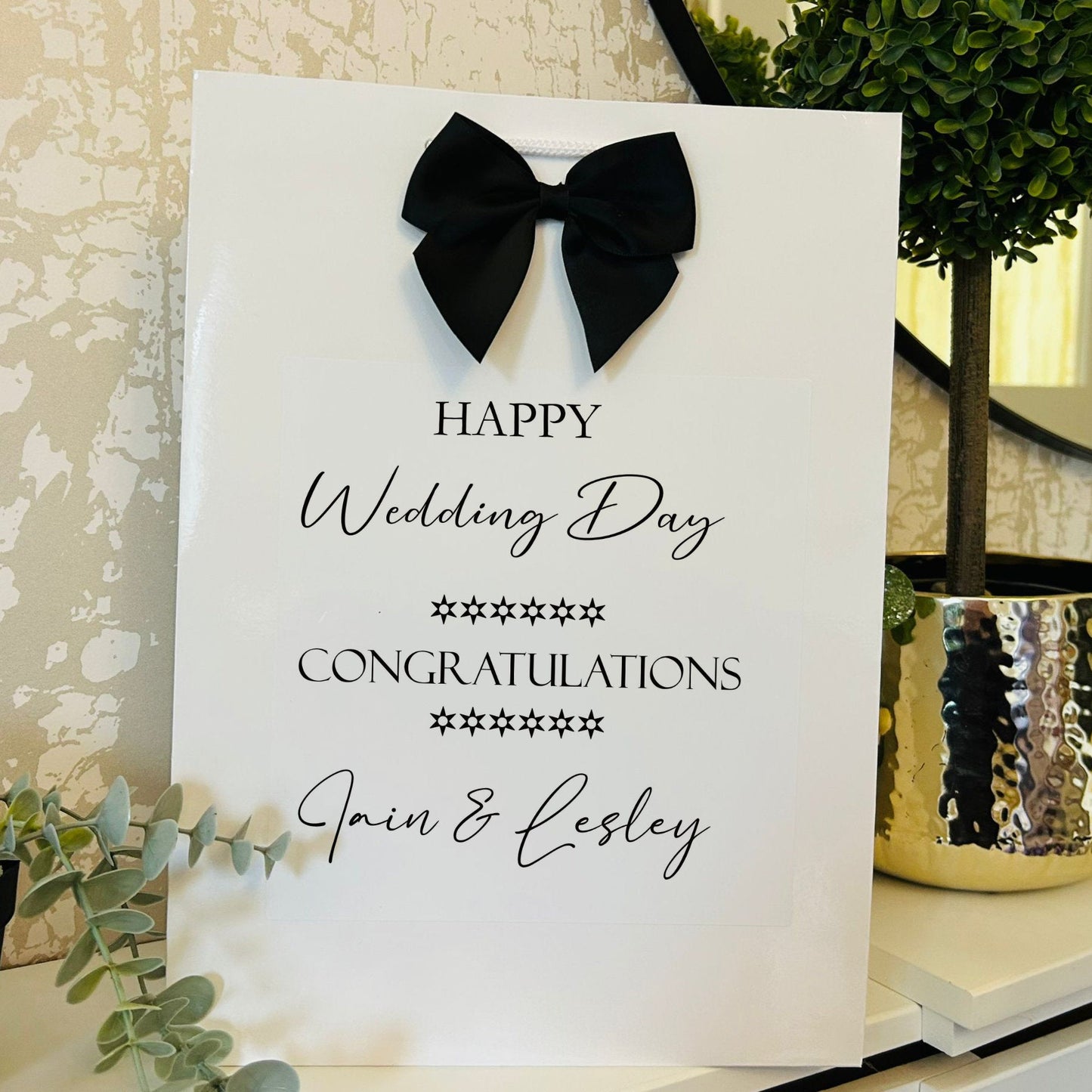 Personalised Wedding Gift Bag