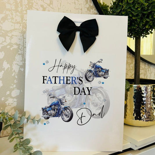 Fathers Day Gift Bag Personalised with Name