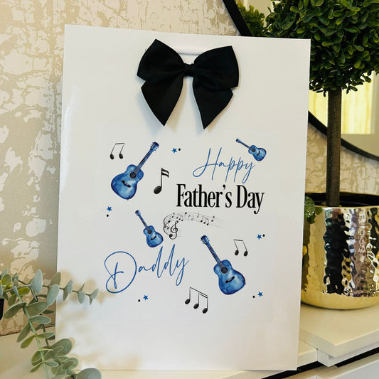 Fathers Day Gift Bag Personalised with Name