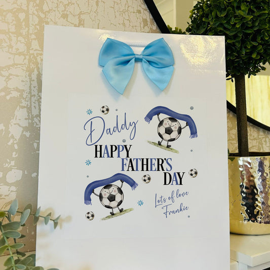 Fathers Day Gift Bag Personalised with Name