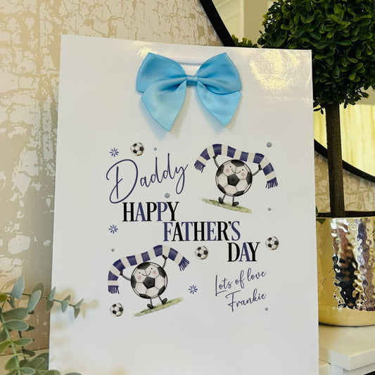 Fathers Day Gift Bag Personalised with Name