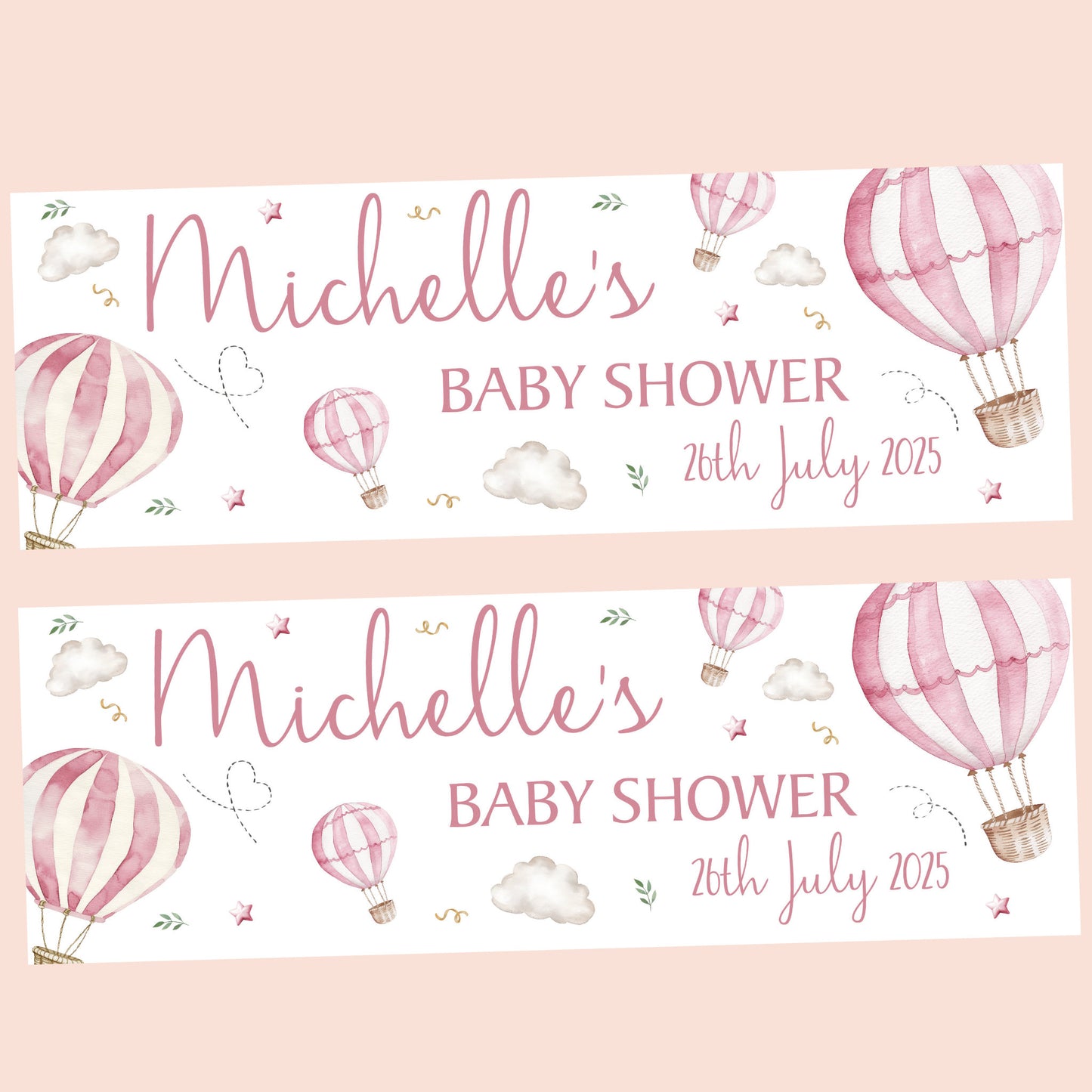 Personalised Baby Shower Party Banner, Mum To Be Decor