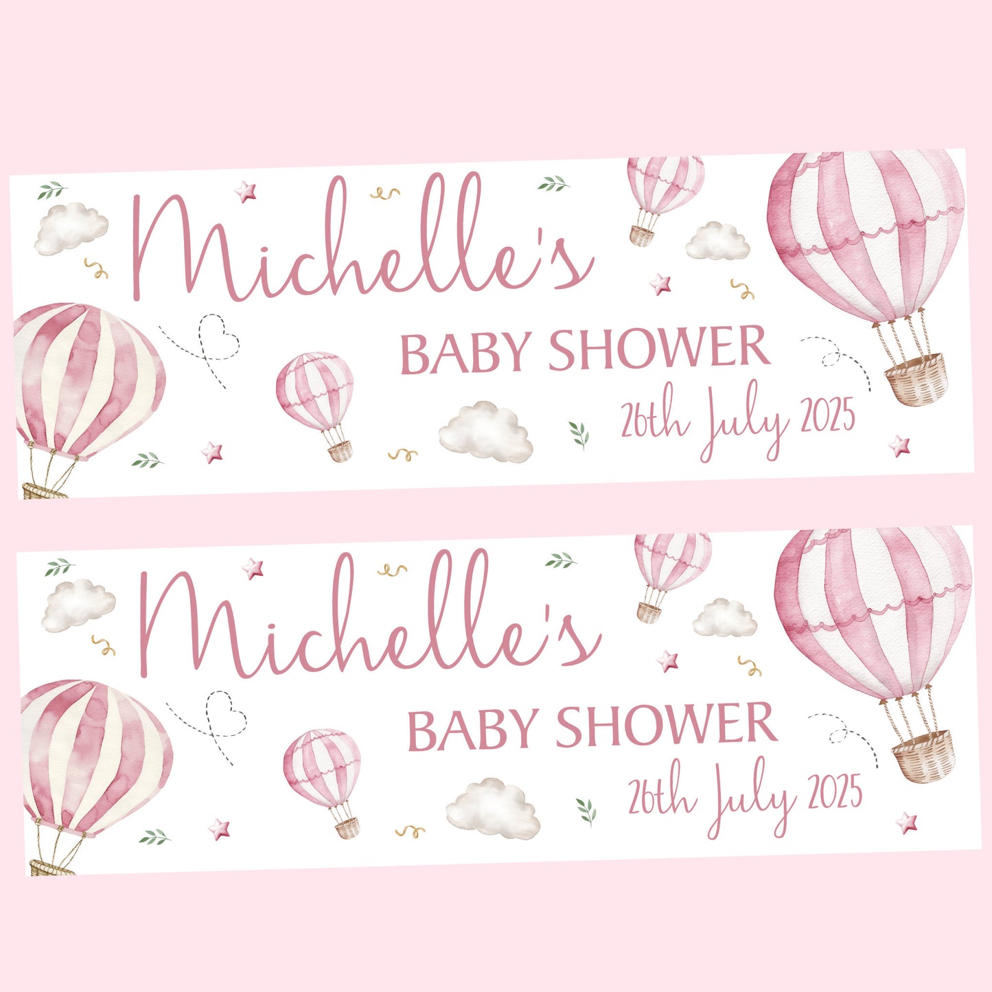 Personalised Baby Shower Party Banner, Mum To Be Decor