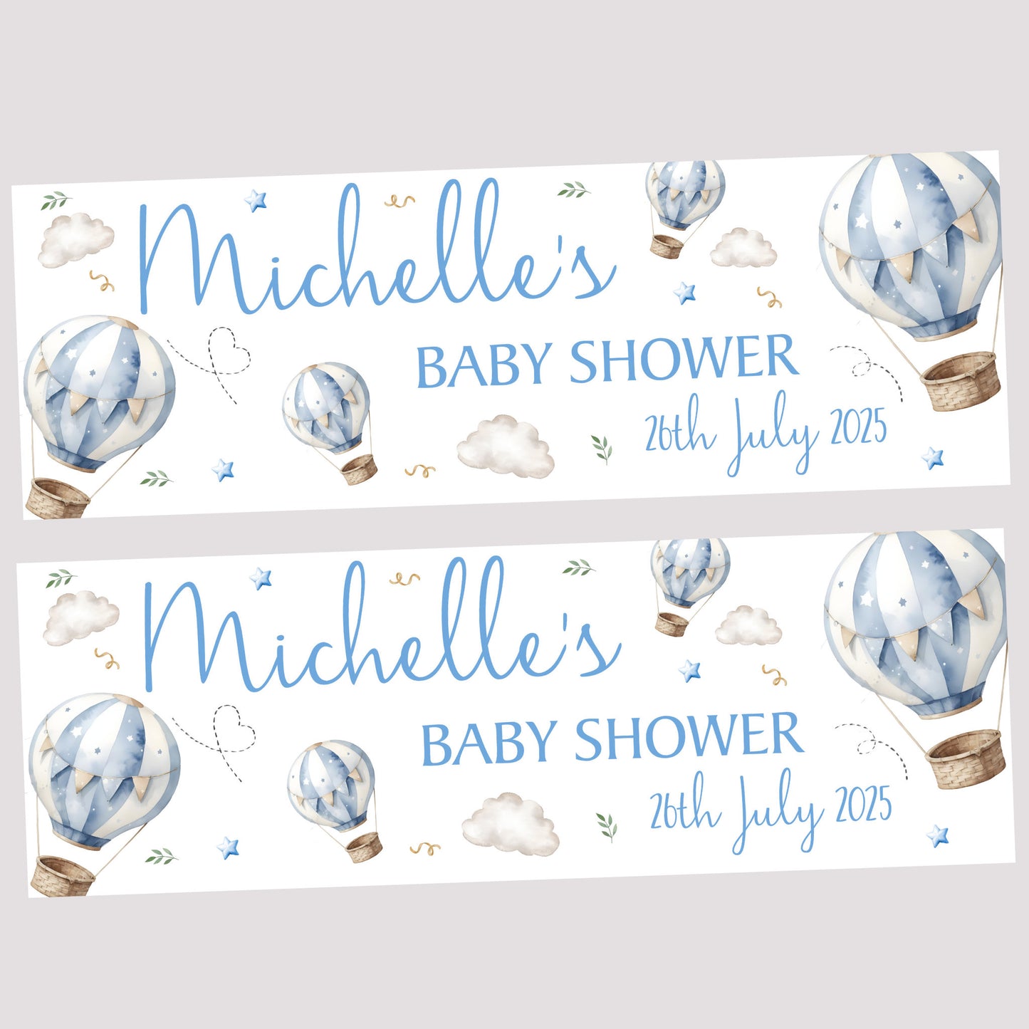 Personalised Baby Shower Party Banner, Mum To Be Decor