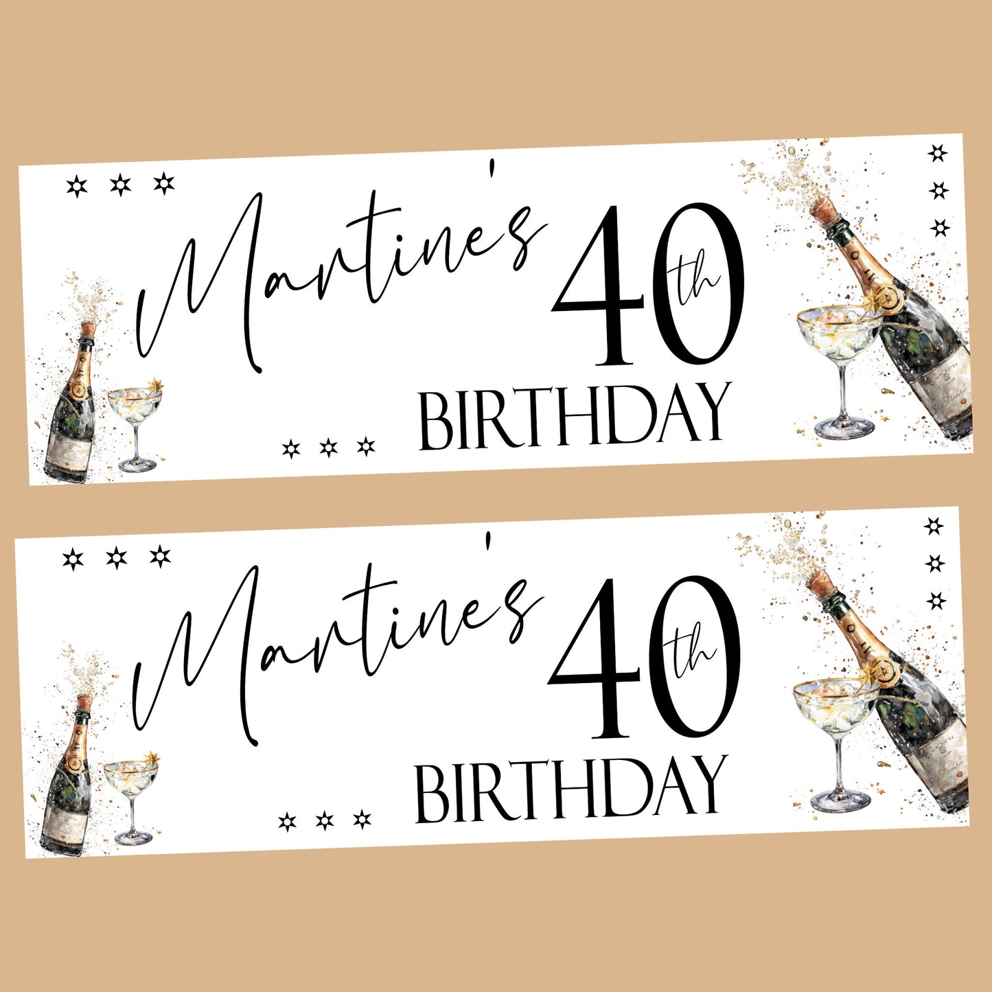 Personalised Banner For Her