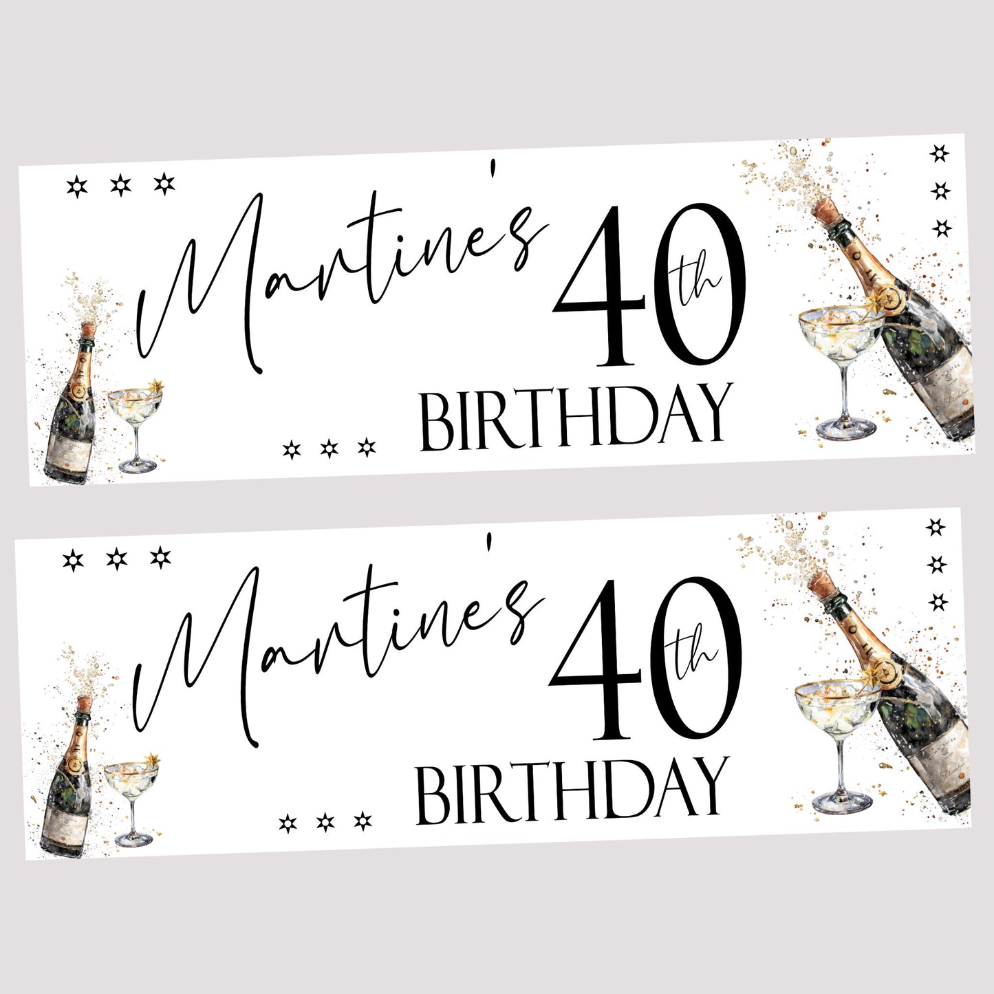 Personalised Banner For Her