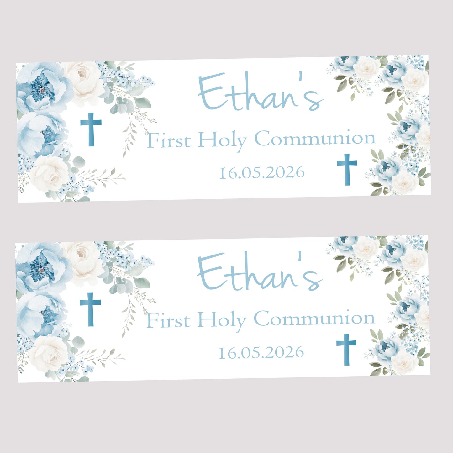Personalised Banner Communion