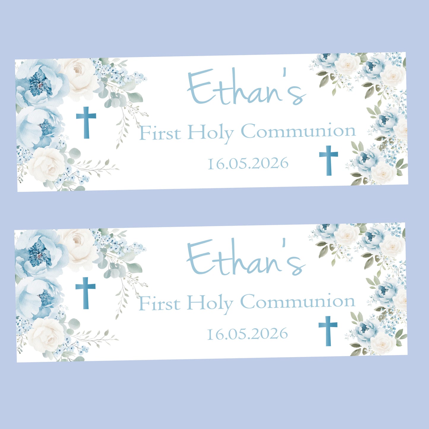 Personalised Banner Communion
