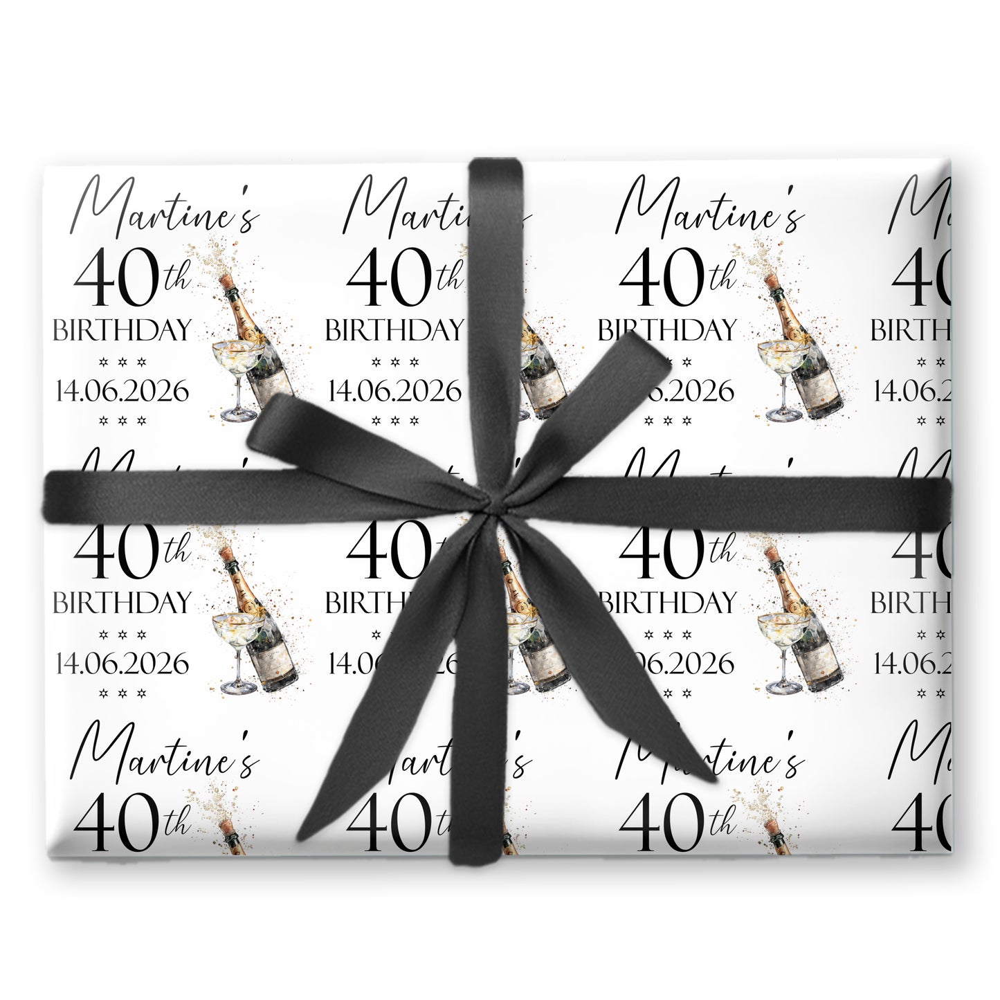 Personalised Birthday Gift Wrapping Paper For Him