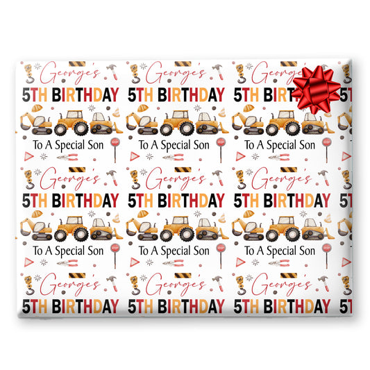 Personalised Children's Birthday Gift Wrapping Paper, Gift Wrap