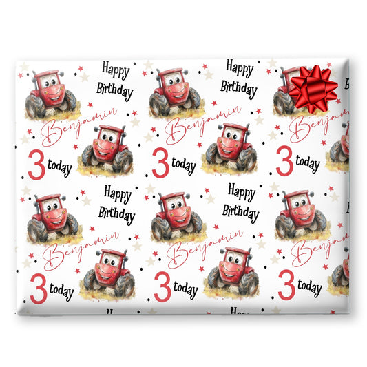 Personalised Birthday Gift Wrapping Paper For Her