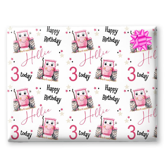 Personalised Birthday Gift Wrapping Paper For Her