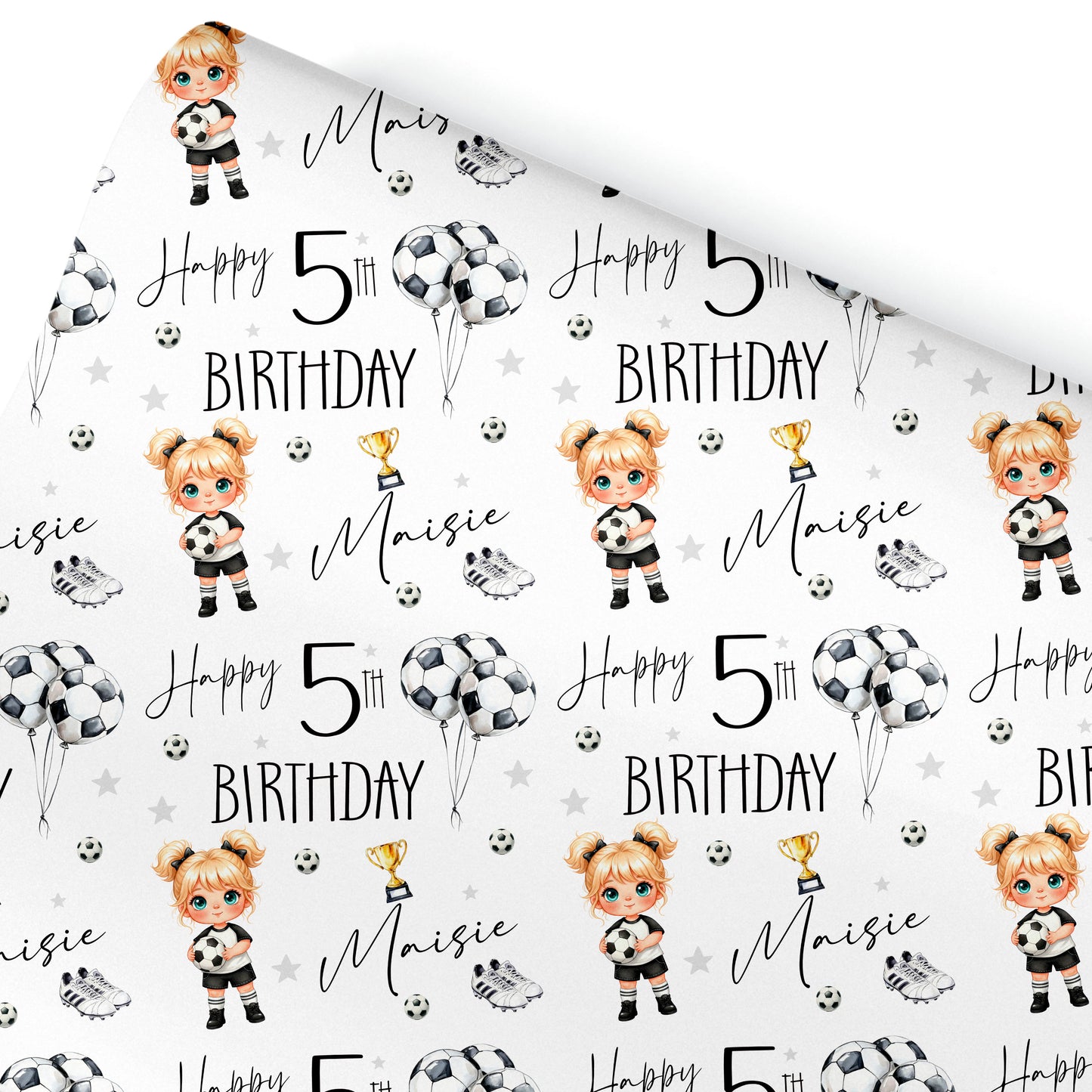 Personalised Children's Birthday Gift Wrapping Paper, Gift Wrap