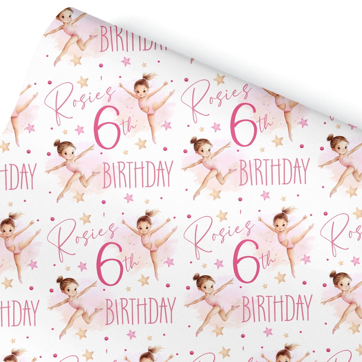 Personalised Birthday Gift Wrapping Paper For Her