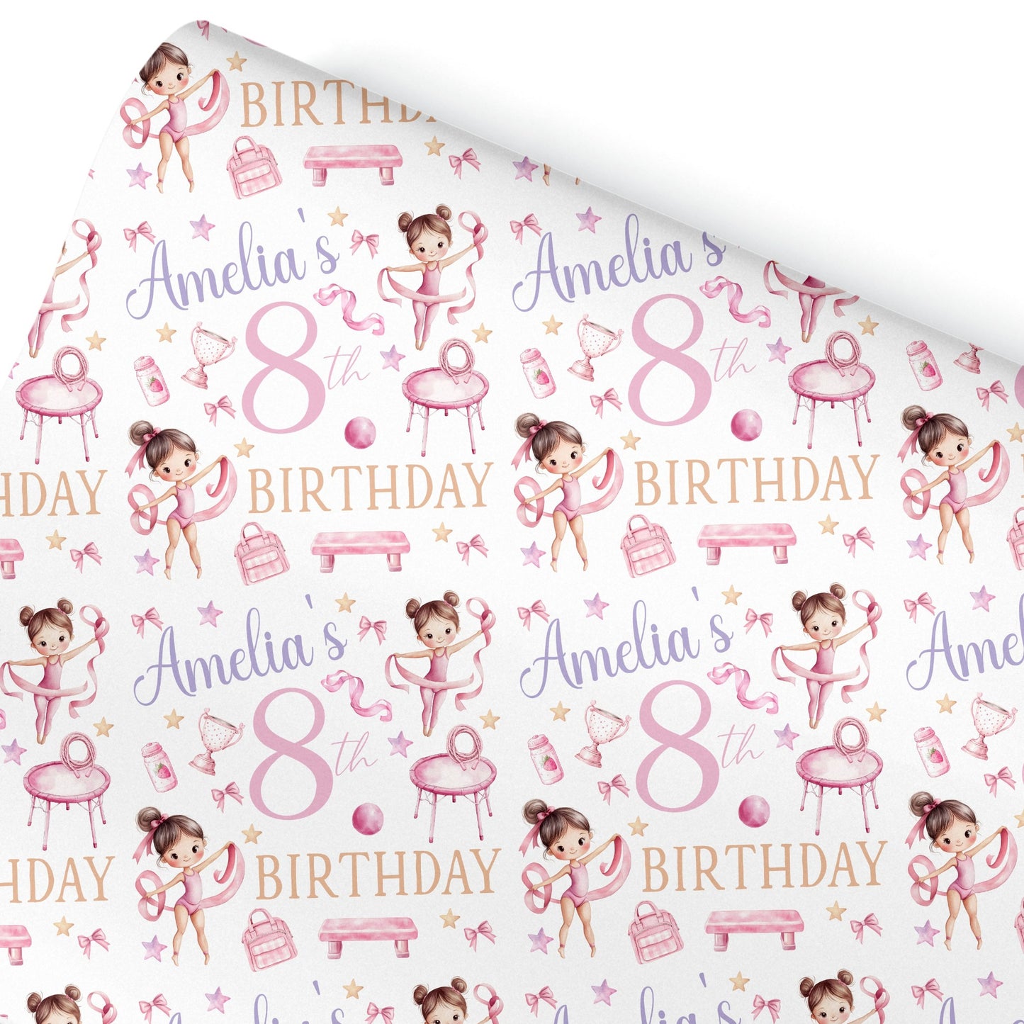 Personalised Birthday Gift Wrapping Paper For Her