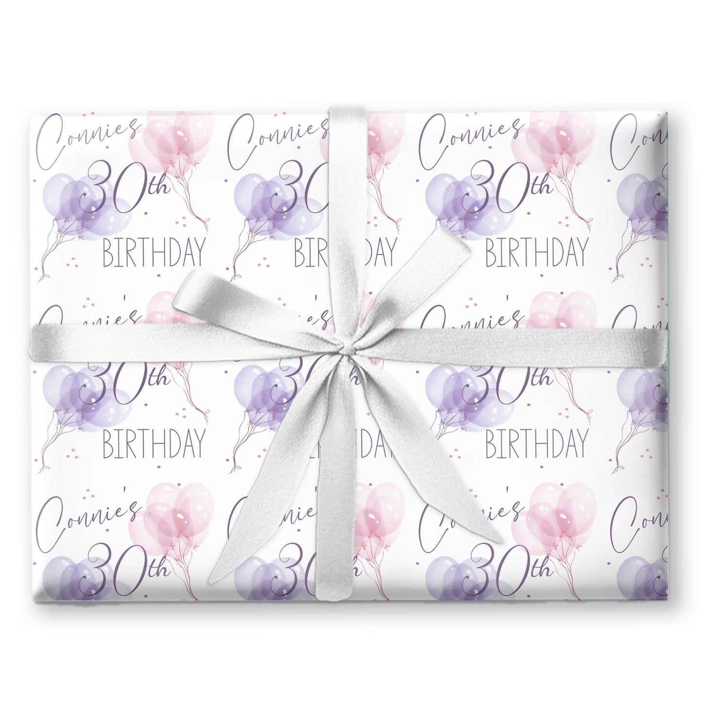 Personalised Birthday Gift Wrapping Paper For Her