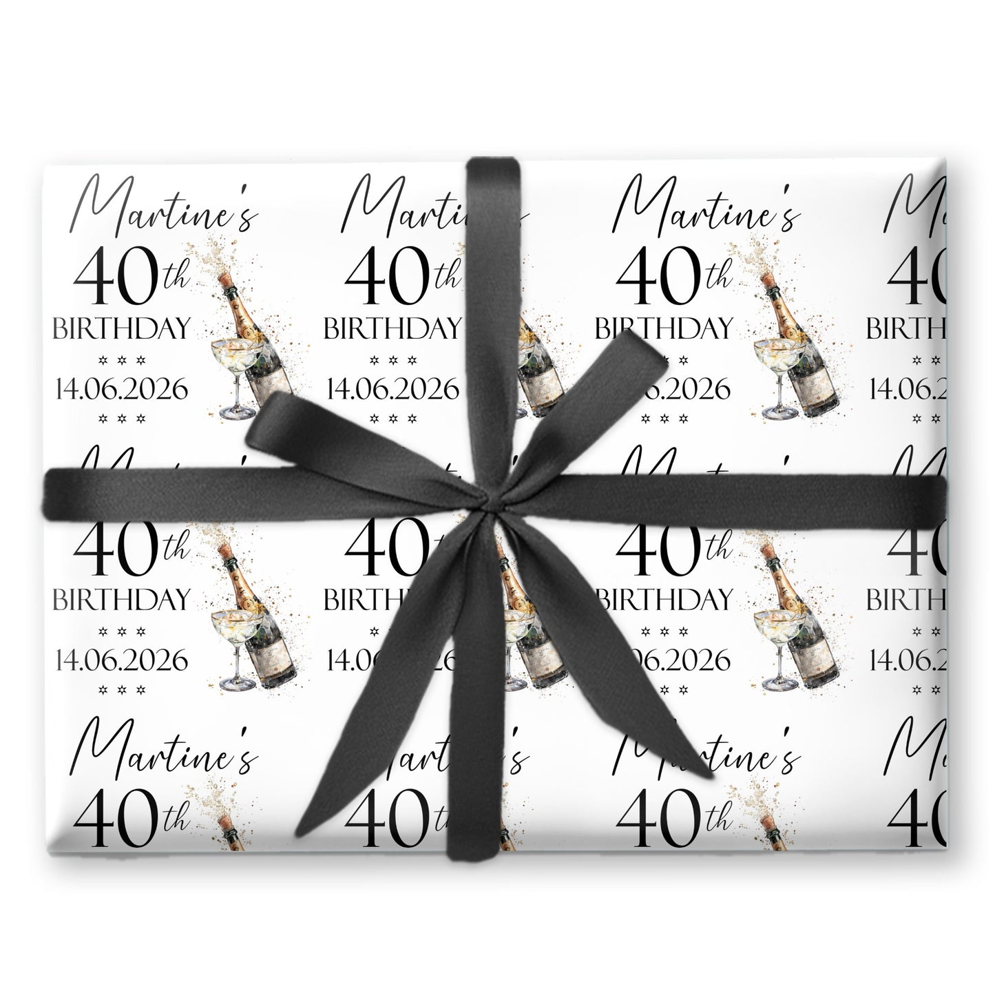 Personalised Birthday Gift Wrapping Paper For Her