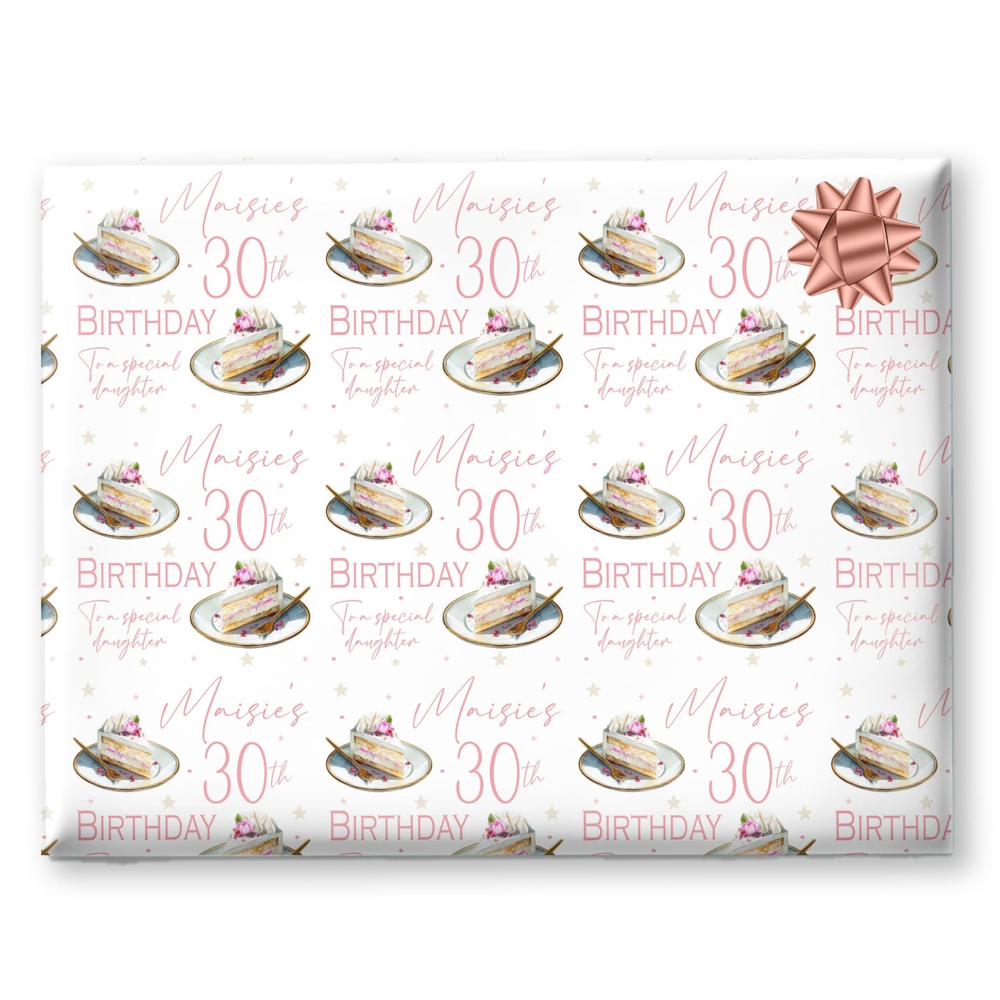 Personalised Birthday Gift Wrapping Paper For Her