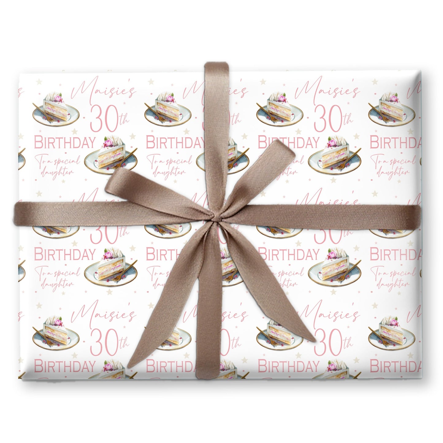 Personalised Birthday Gift Wrapping Paper For Her