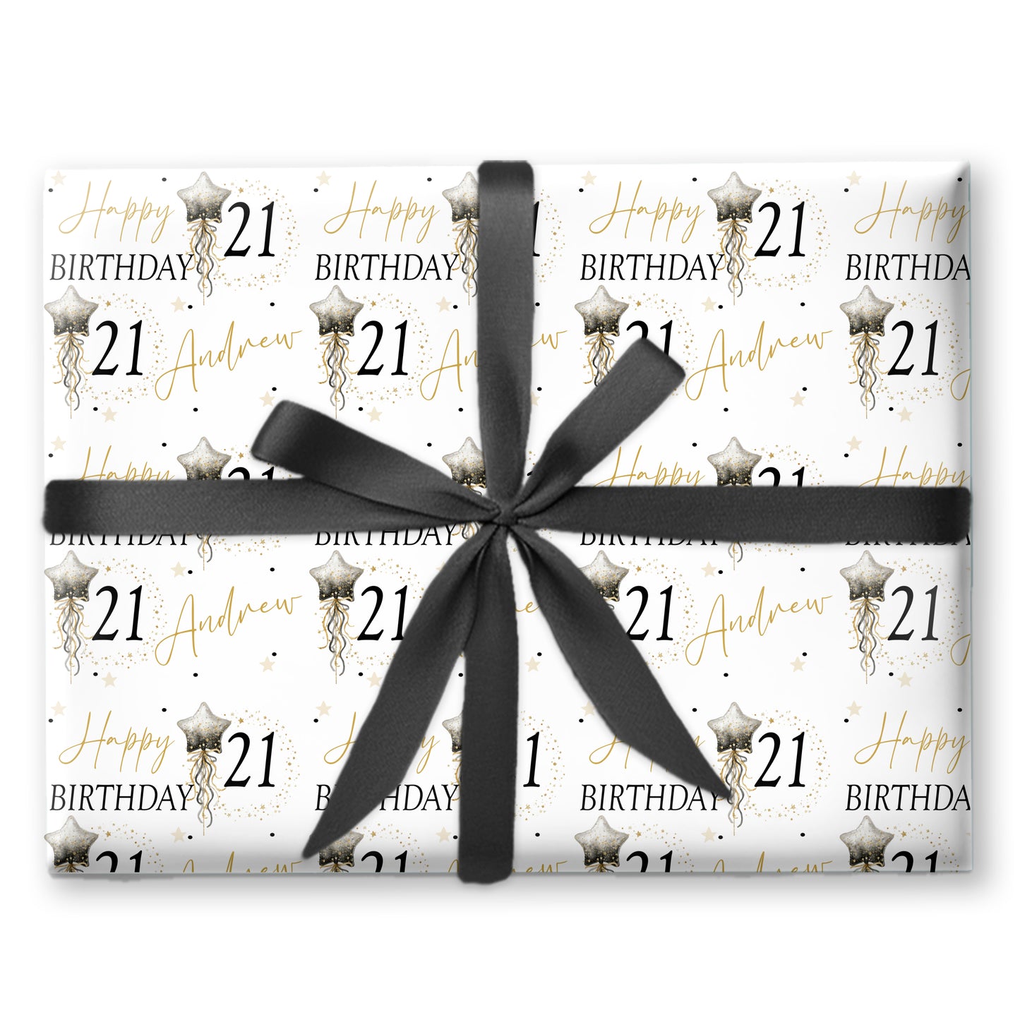 Personalised Birthday Gift Wrapping Paper For Him