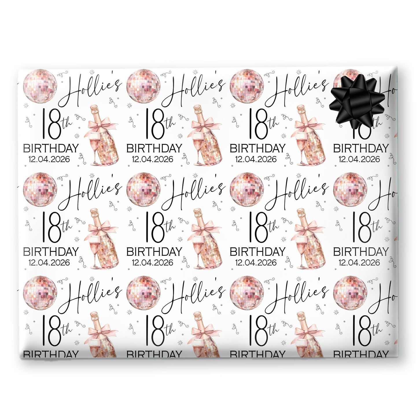 Personalised Birthday Gift Wrapping Paper For Her