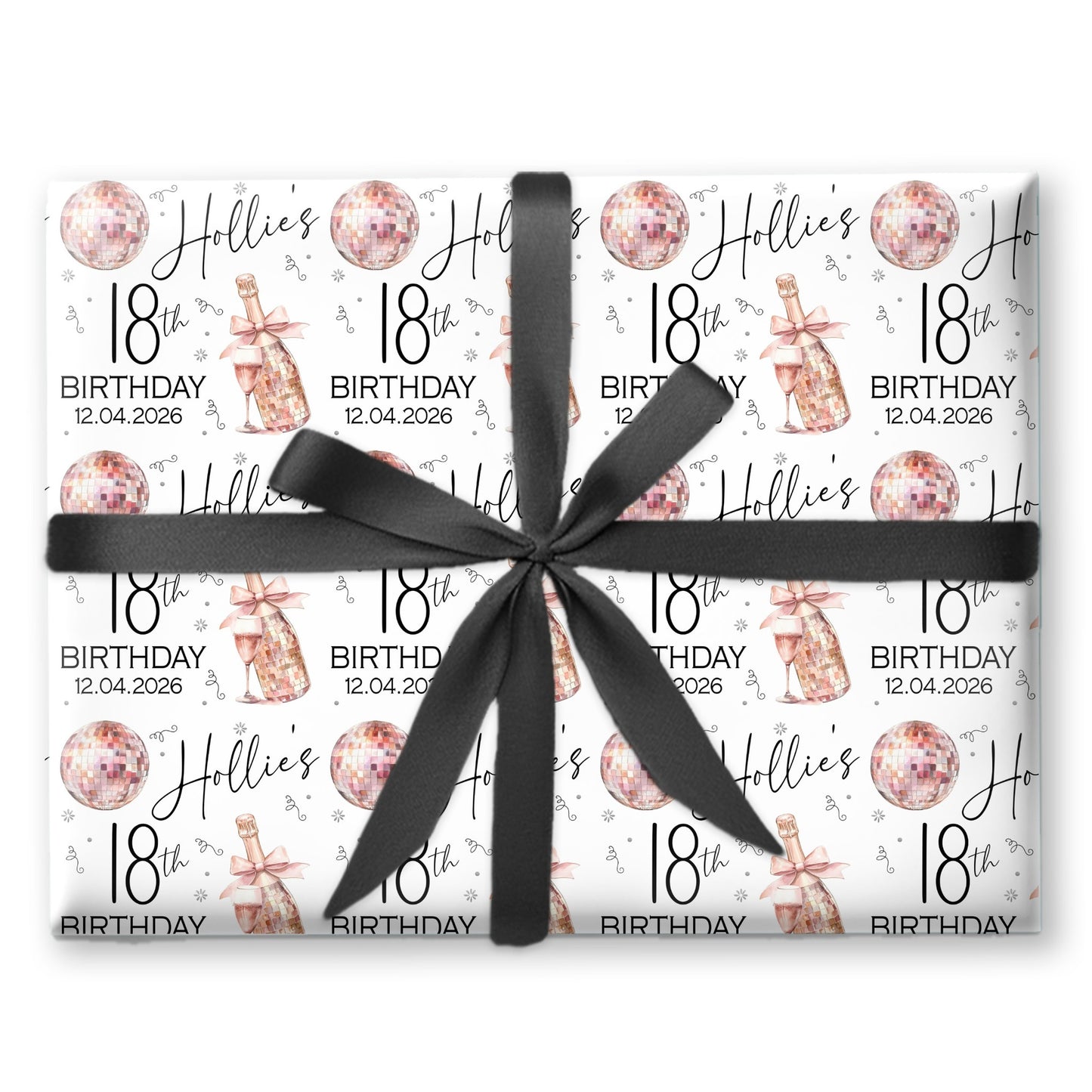 Personalised Birthday Gift Wrapping Paper For Her
