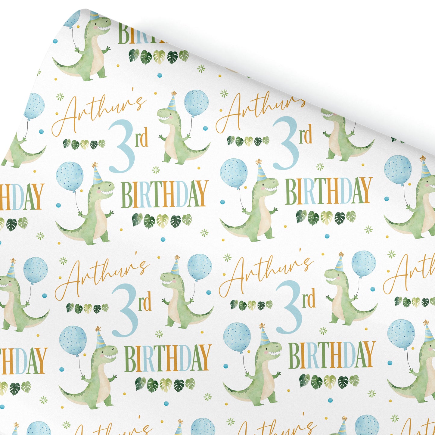 Personalised Children's Birthday Gift Wrapping Paper, Gift Wrap