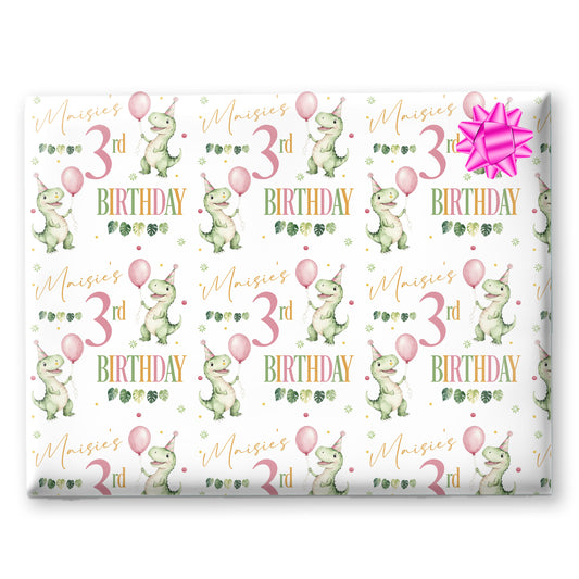 Personalised Children's Birthday Gift Wrapping Paper, Gift Wrap