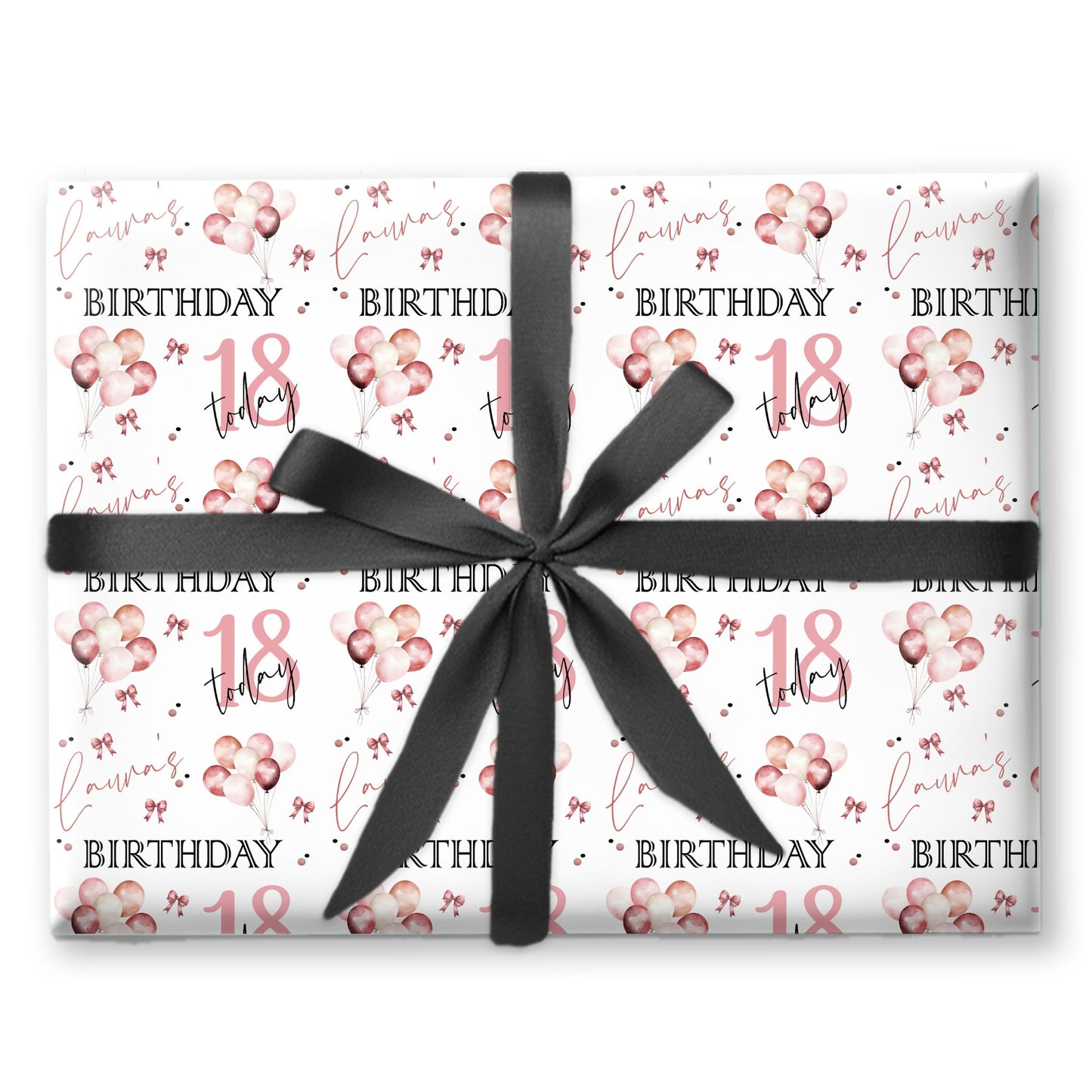 Personalised Birthday Gift Wrapping Paper For Her