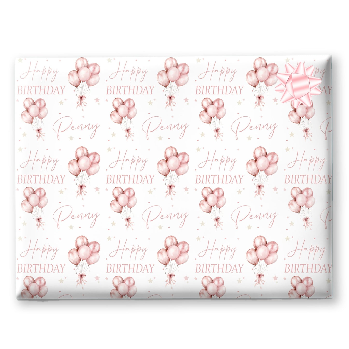 Personalised Birthday Gift Wrapping Paper For Her