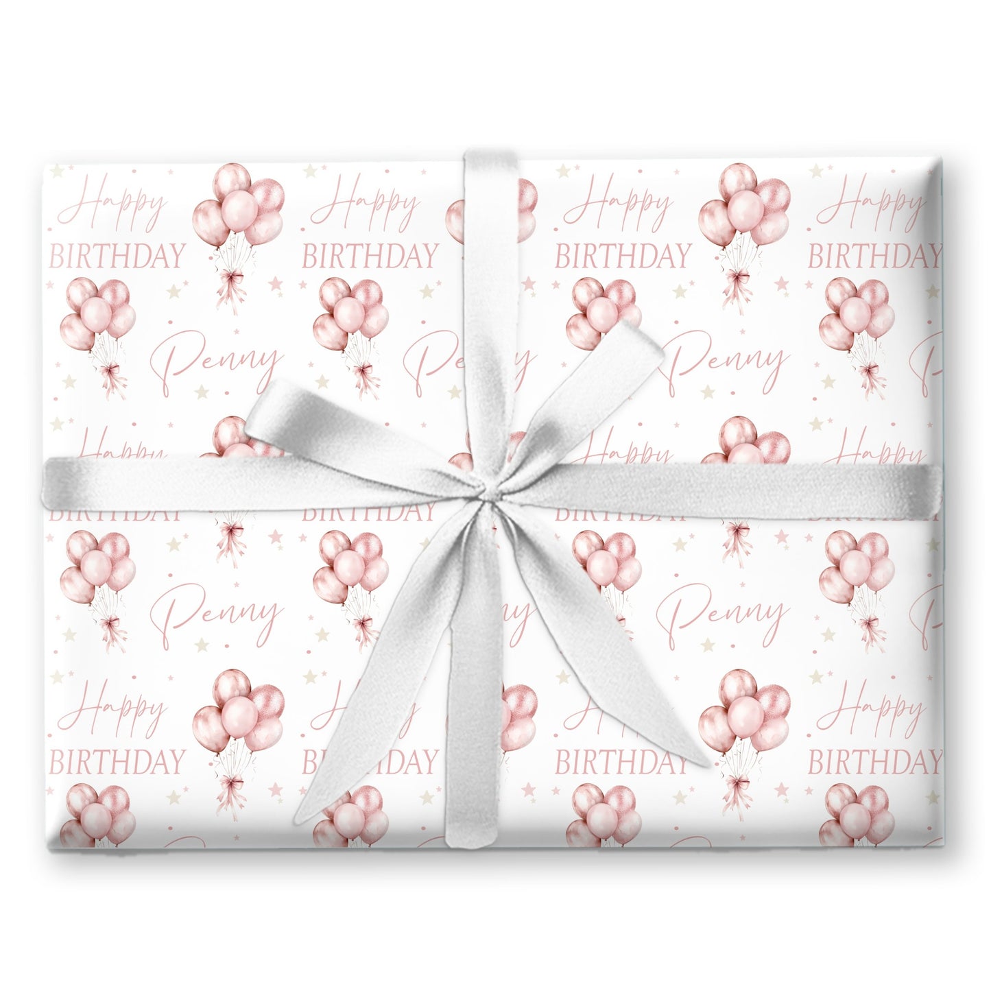 Personalised Birthday Gift Wrapping Paper For Her