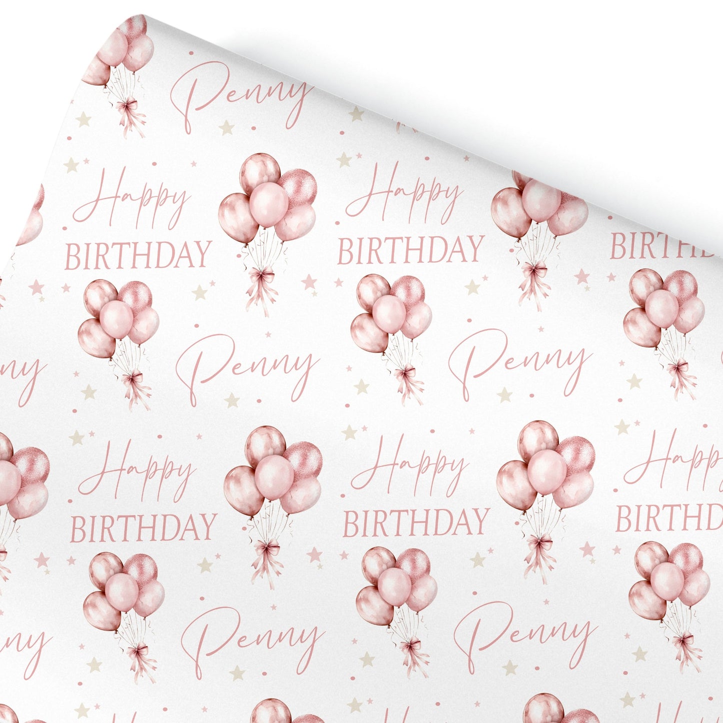 Personalised Birthday Gift Wrapping Paper For Her