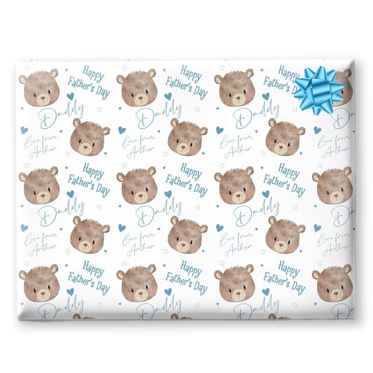Personalised Gift Wrapping Paper Fathers Day