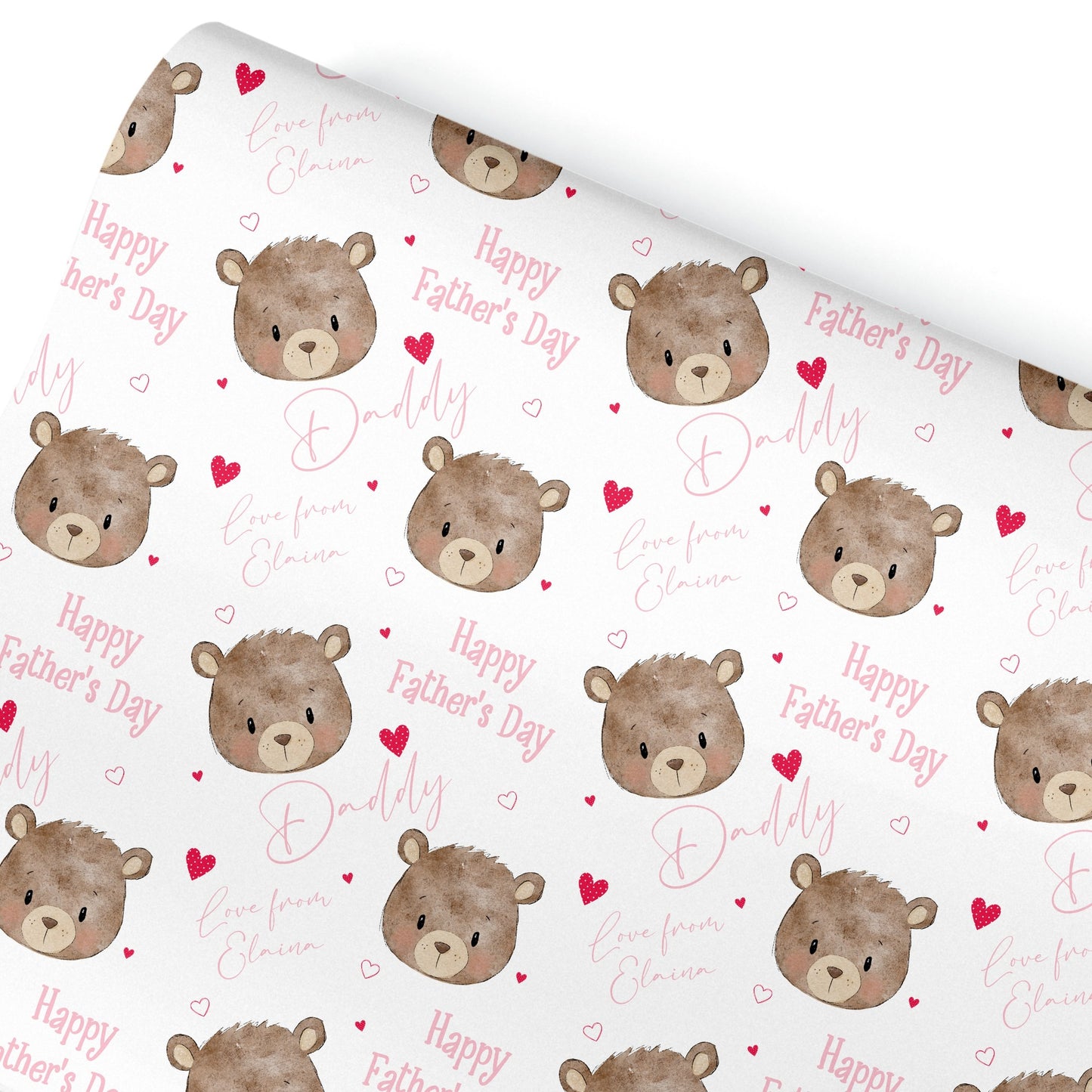 Personalised Gift Wrapping Paper Fathers Day