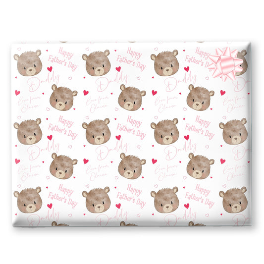 Personalised Gift Wrapping Paper Fathers Day