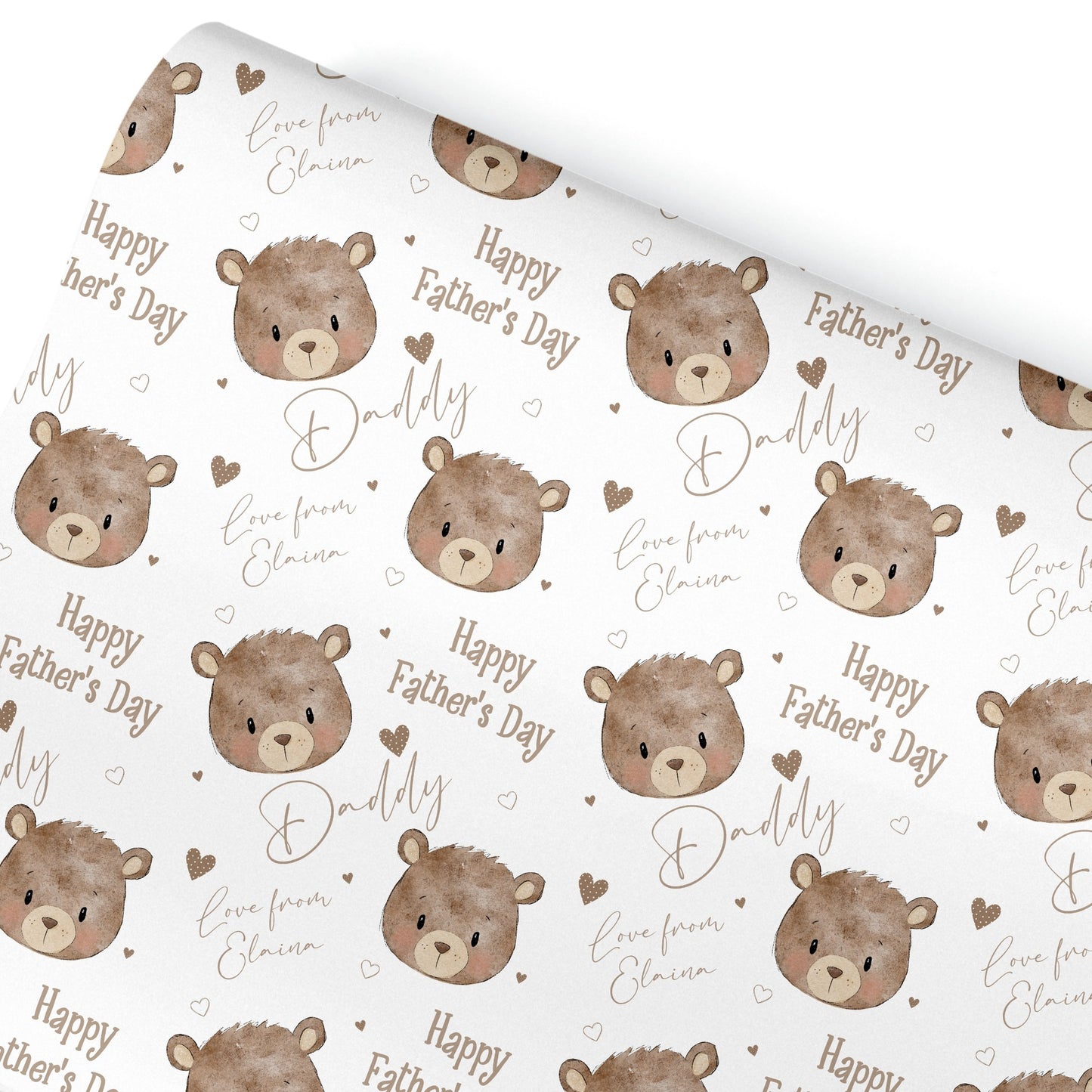 Personalised Gift Wrapping Paper Fathers Day