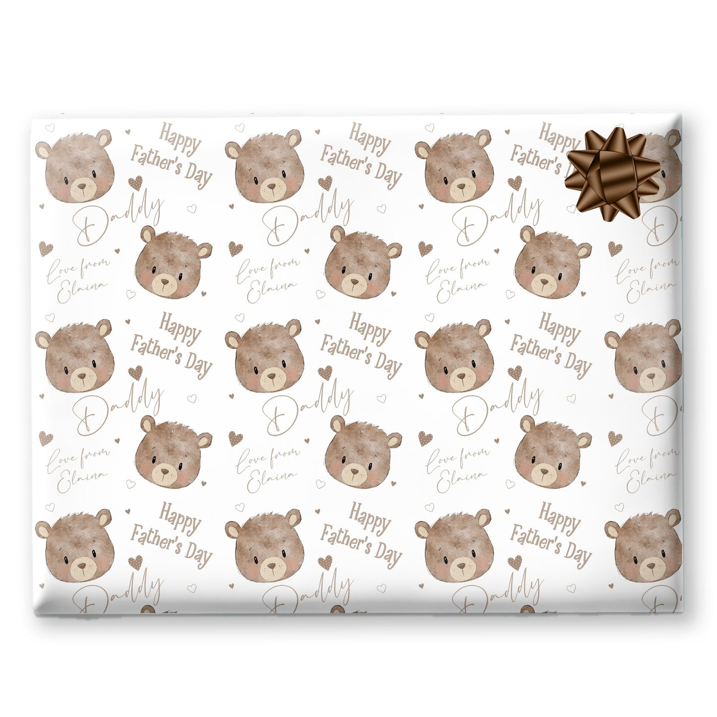 Personalised Gift Wrapping Paper Fathers Day