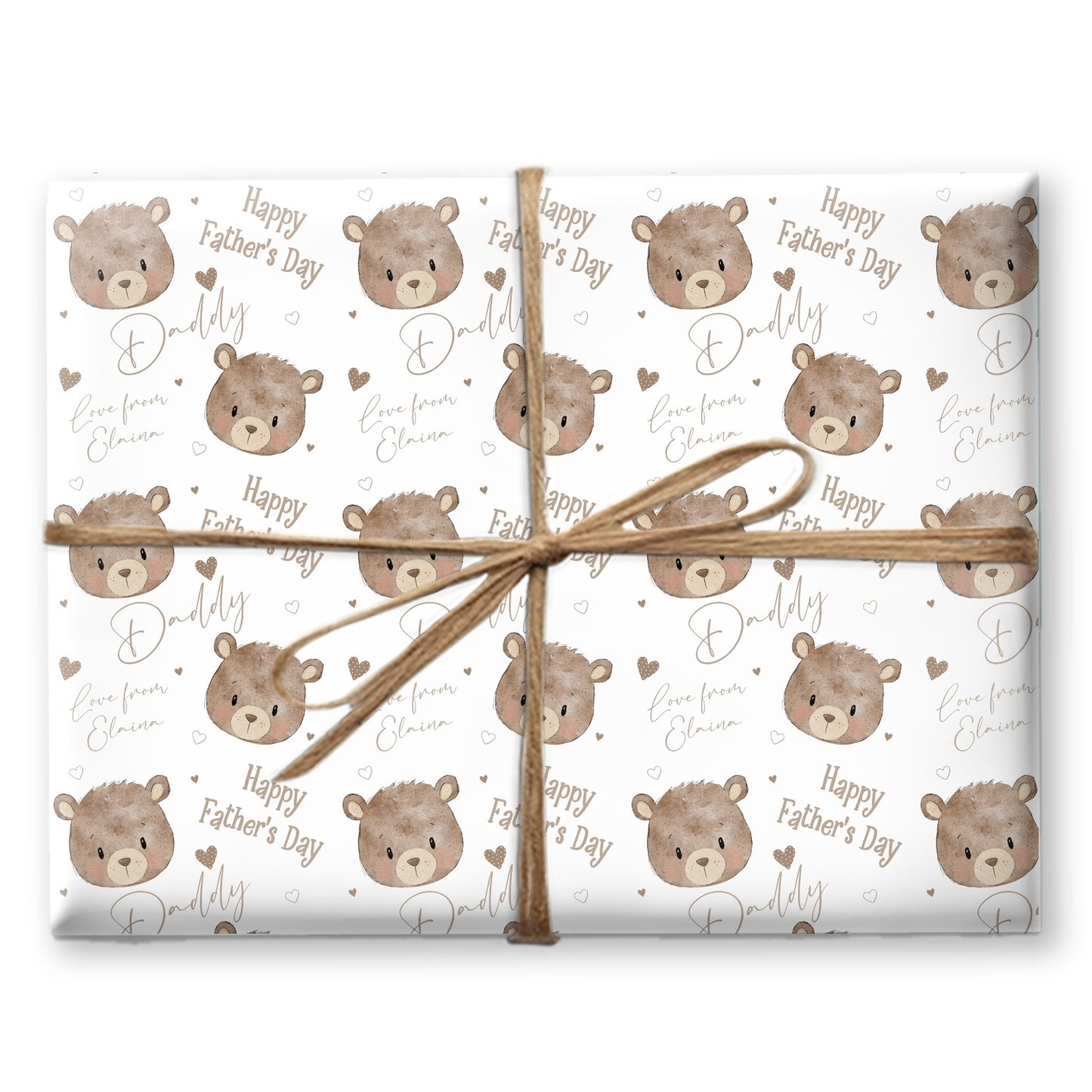 Personalised Gift Wrapping Paper Fathers Day