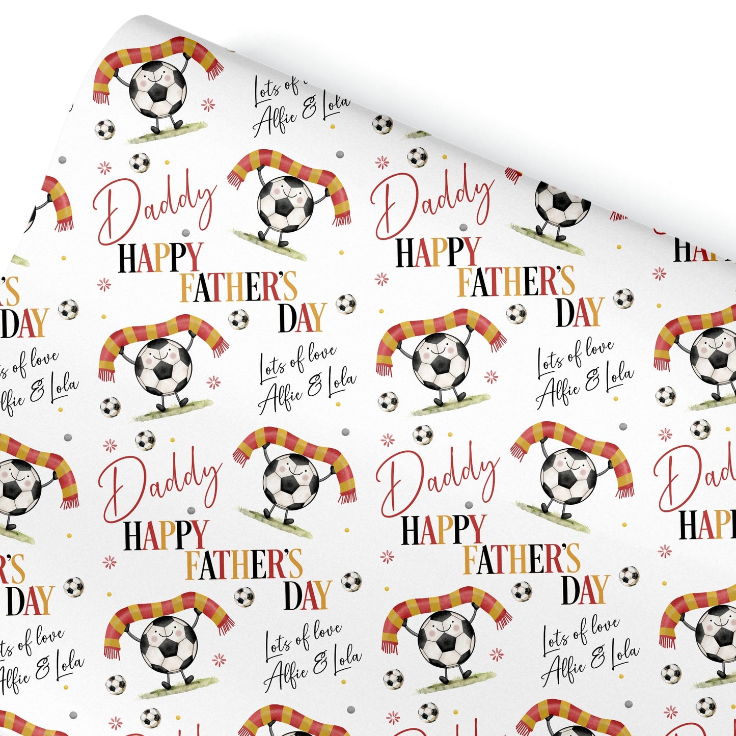 Personalised Gift Wrapping Paper Fathers Day