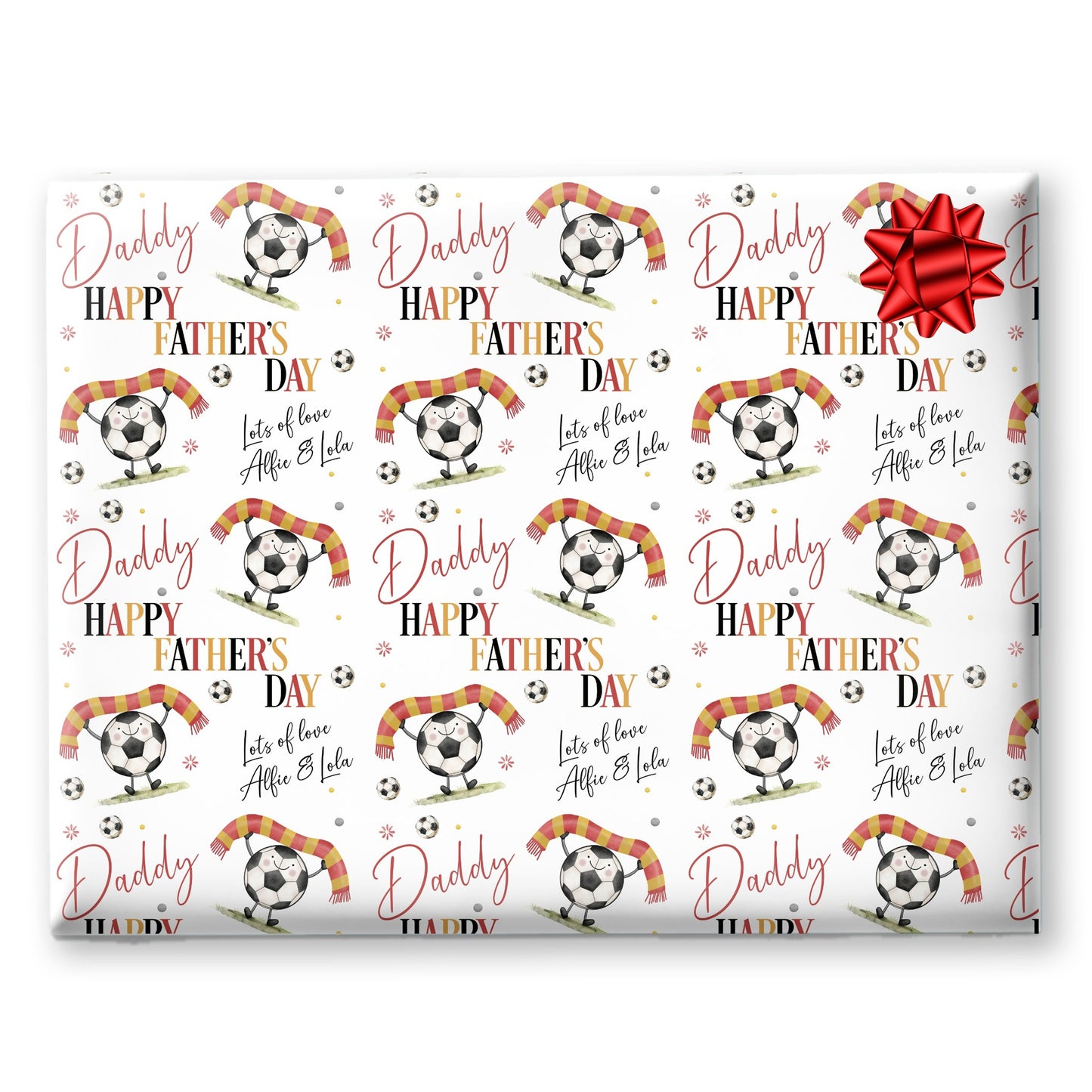 Personalised Gift Wrapping Paper Fathers Day